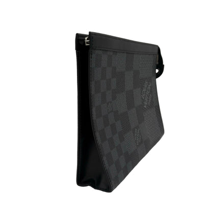 Chipped Louis Vuitton 3D Pochette Voyage Clutch Bag