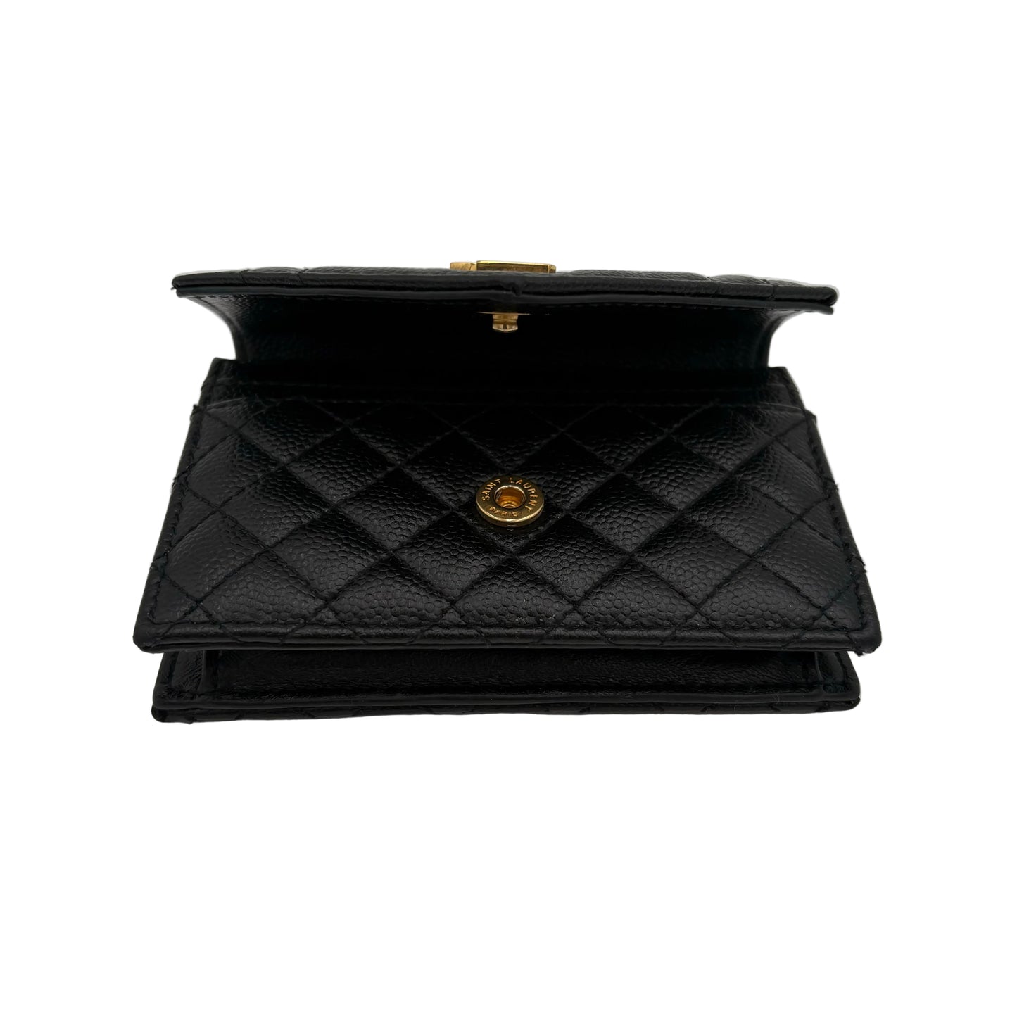 NIB Saint Laurent YSL Cassandre Matelasse Envelope Wallet
