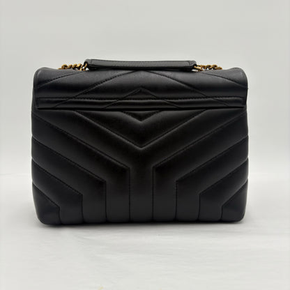 Saint Laurent Loulou Small Shoulder Bag Black