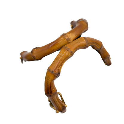 Gucci Mini Suede Bamboo 2 Way Bag