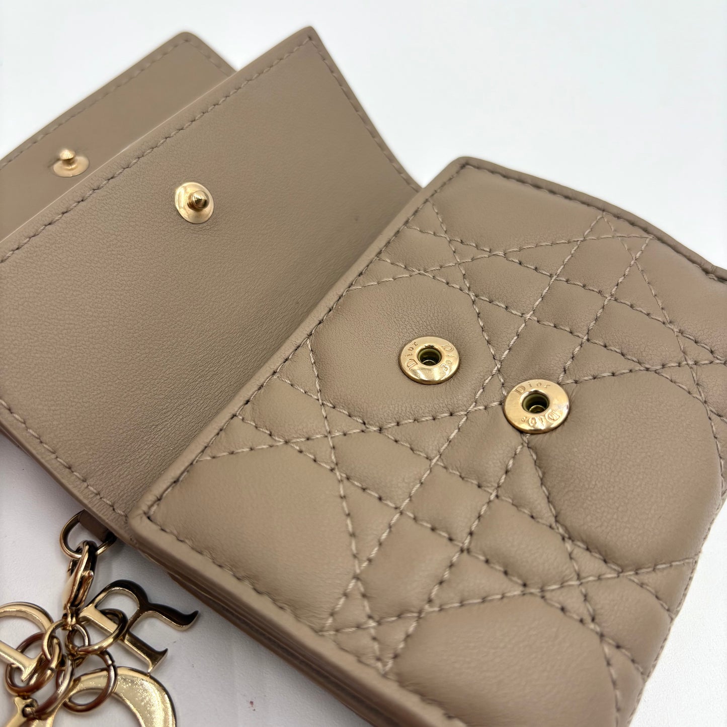 Christian Dior Lotus Trifold Wallet