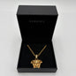 Versace La Medusa Crystal Necklace
