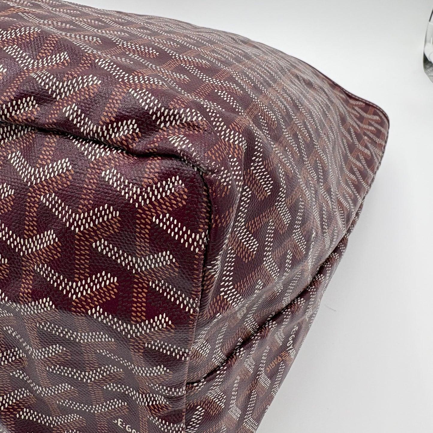 Goyard Saint Louis Tote GM Bordeaux w/pouch