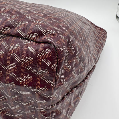 Goyard Saint Louis Tote GM Bordeaux w/pouch