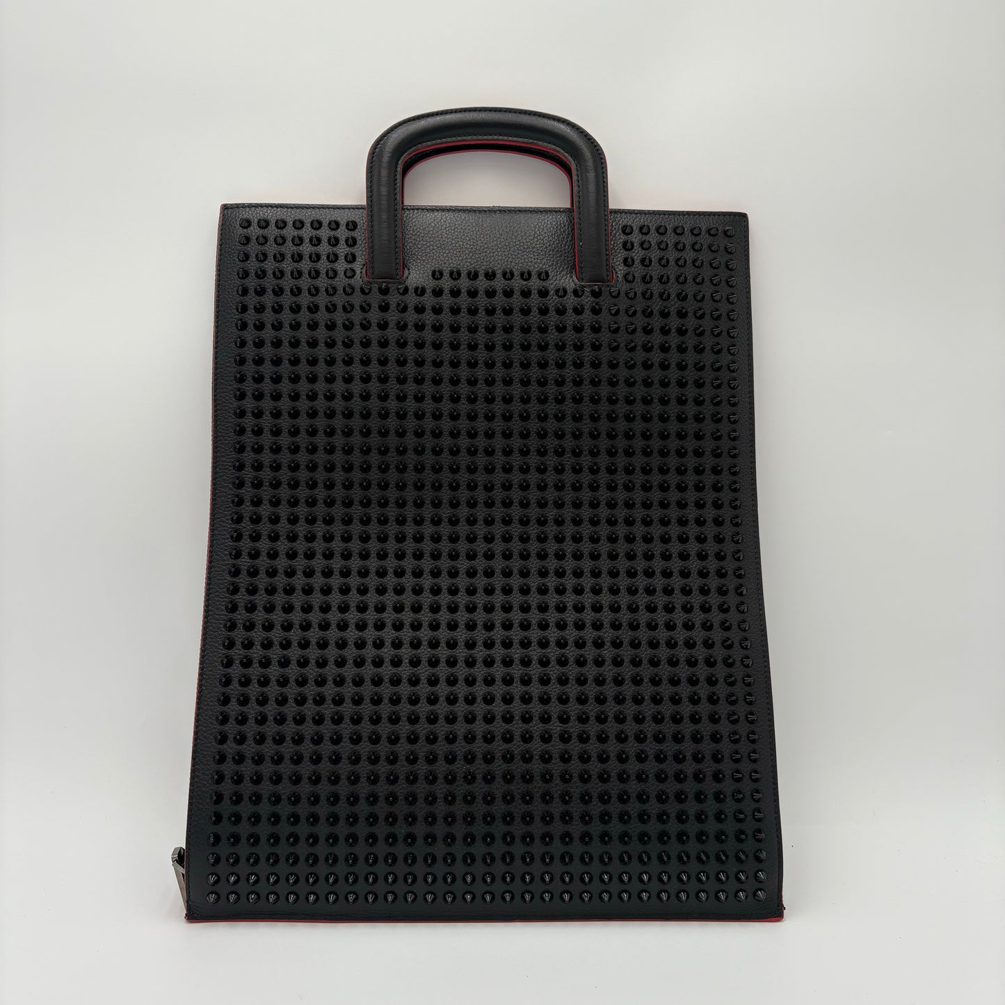 Christian Louboutin Large Trictrac Portfolio Bag Black
