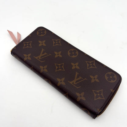 Chipped Louis Vuitton Clemence Monogram/Rose Ballerine