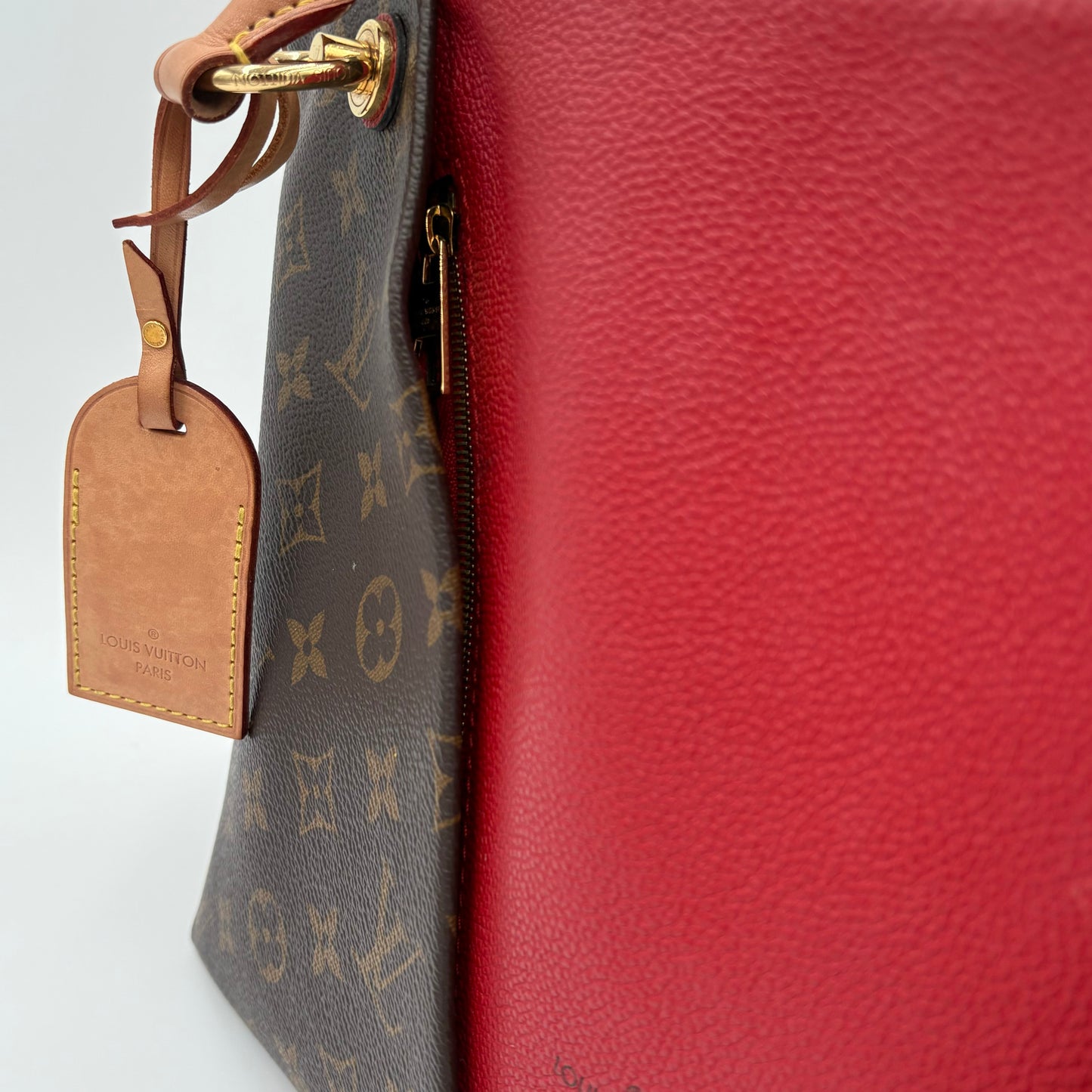 2020 Louis Vuitton V Tote Monogram/Leather 2 Way Tote