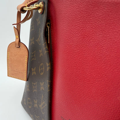 2020 Louis Vuitton V Tote Monogram/Leather 2 Way Tote