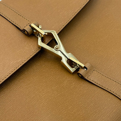 Gucci Tan Jackie Bamboo Handle