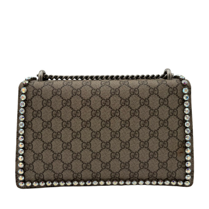 2018 Gucci GG Supreme Crystal Studded Dionysus
