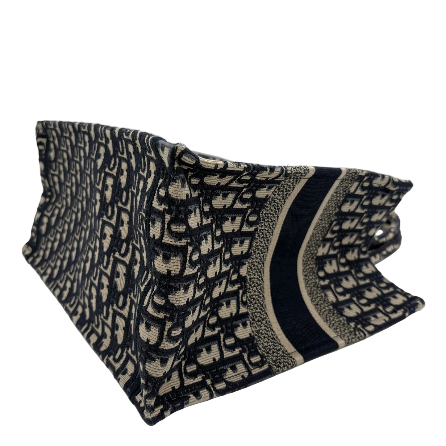 Christian Dior Book Tote Oblique Embroidery