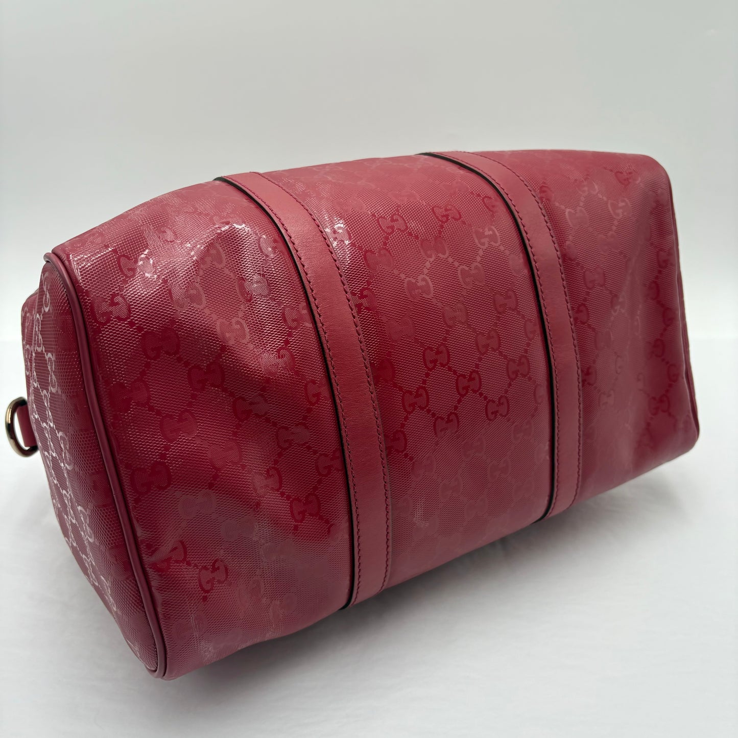 Gucci Joy Boston Bag GG Coated Canvas