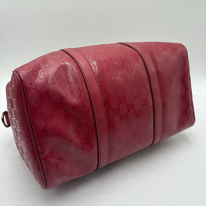 Gucci Joy Boston Bag GG Coated Canvas