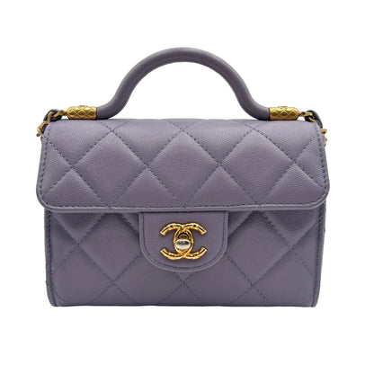 Chanel Mini Flap Timeless Top Handle Bag