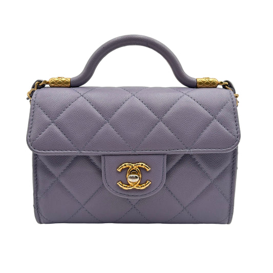 Chanel Mini Flap Timeless Top Handle Bag