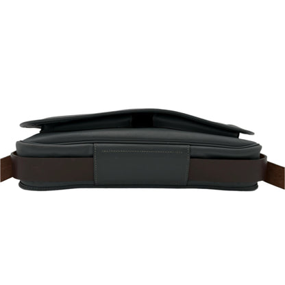 Hermes Leather Barda Messenger Bag