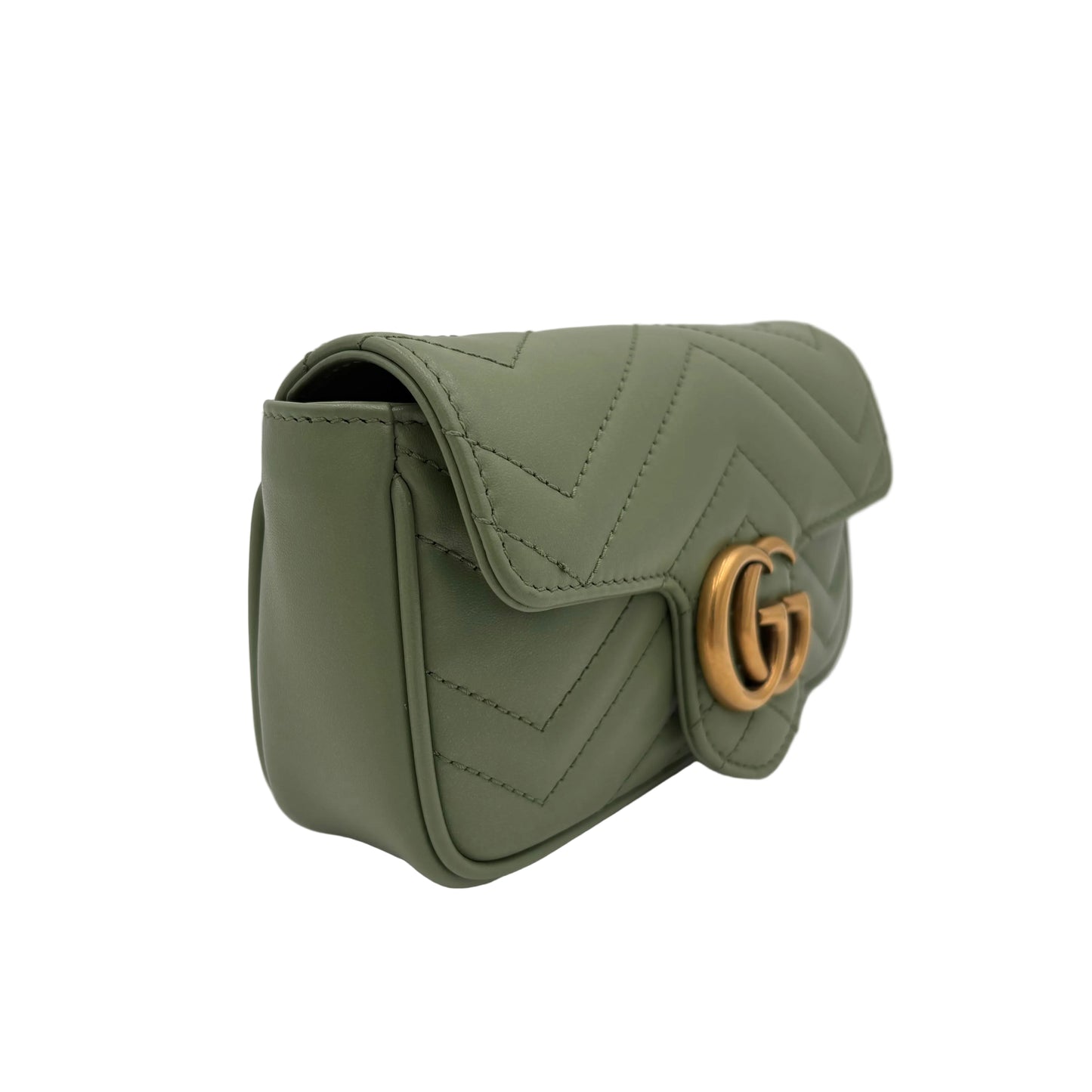 Gucci Marmont Super Mini Sage Green