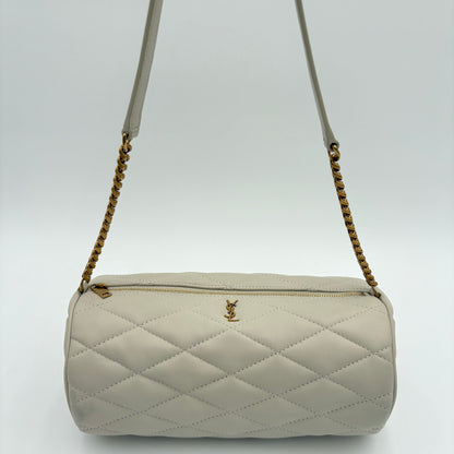 Saint Laurent Sade Tube Quilted Leather Bag