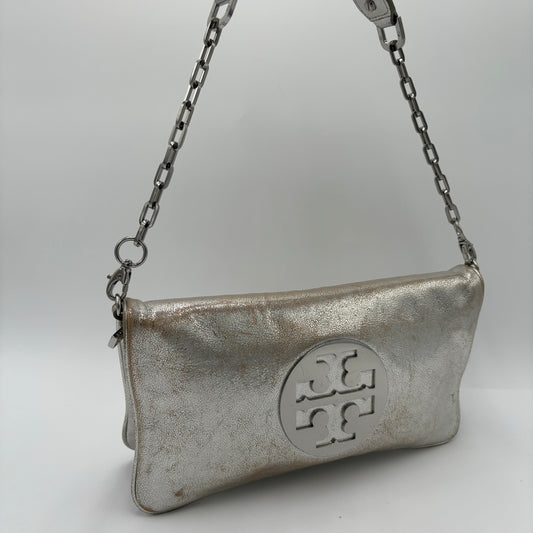 Tory Burch Silver Metallic Purse