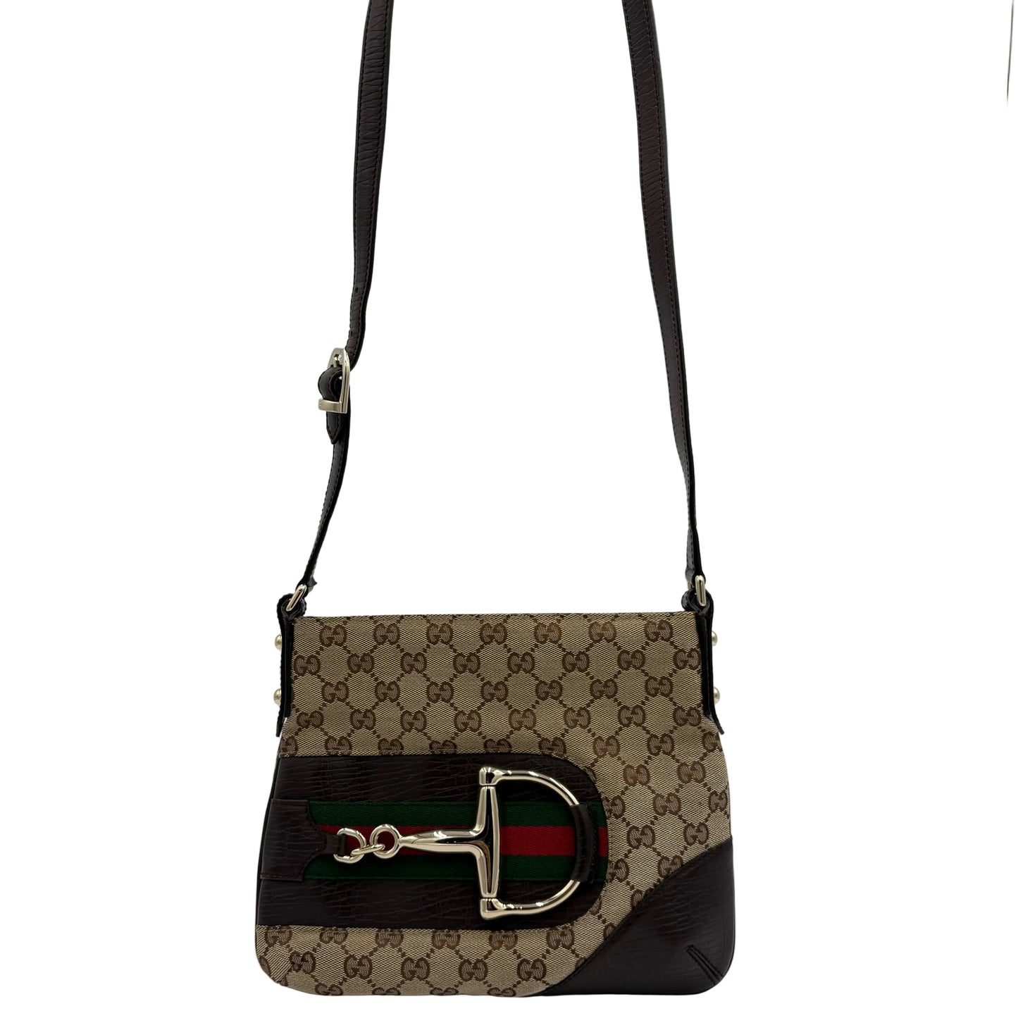 Gucci Horsebit Monogram Crossbody