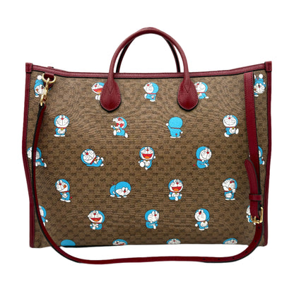 Gucci Doraemon mini Tote large GG-Monogram Red