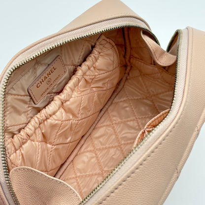 2021 Chanel Quilted Medium Curvy Pouch