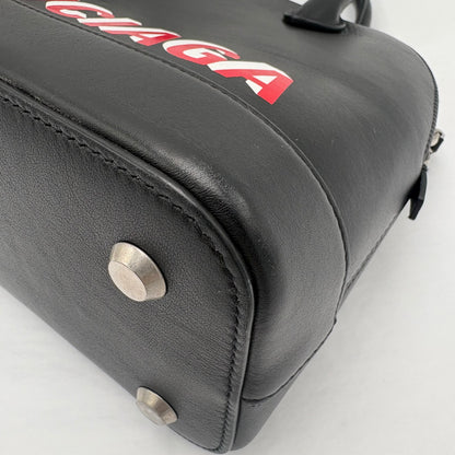Balenciaga Calfskin Leather Ville Satchel Bag