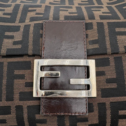 Vintage Fendi Mama Zucca Canvas Baguette