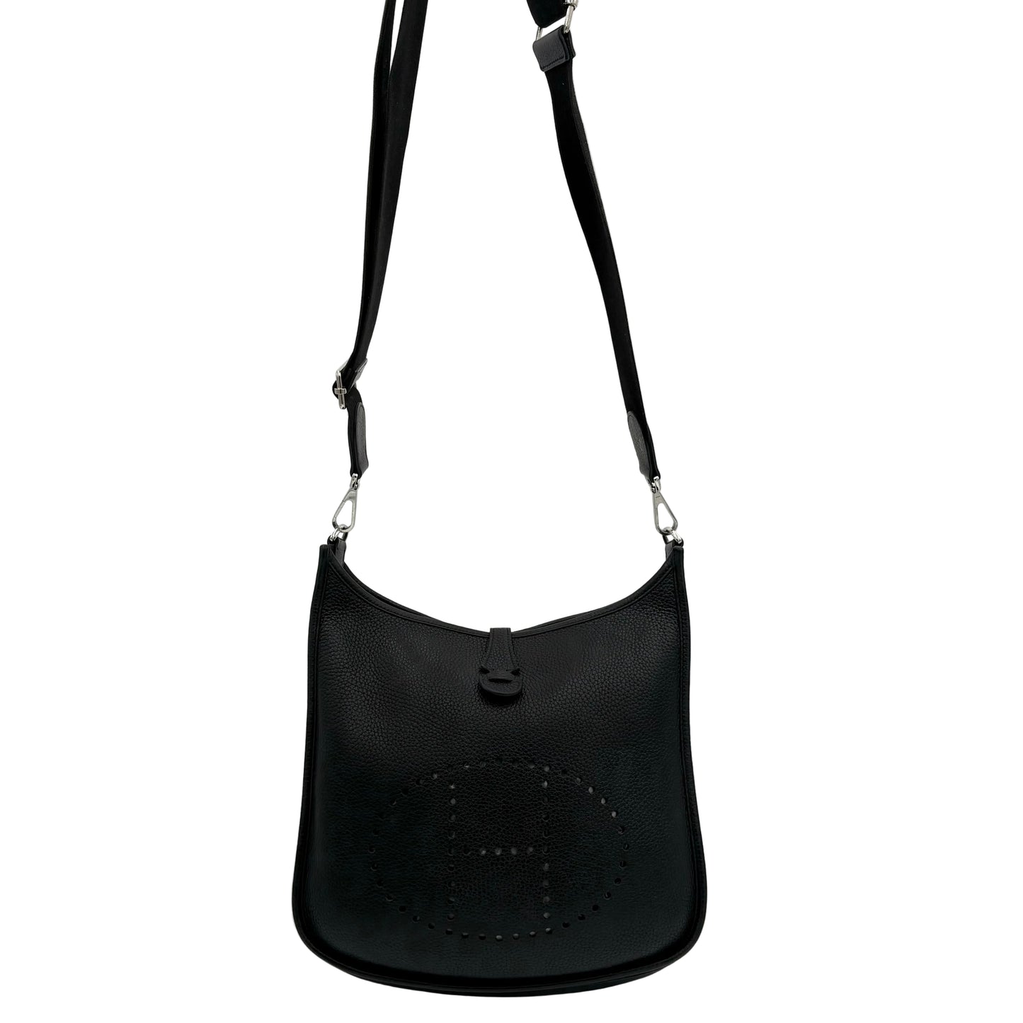 Hermes Black Clemence Eveylne PM