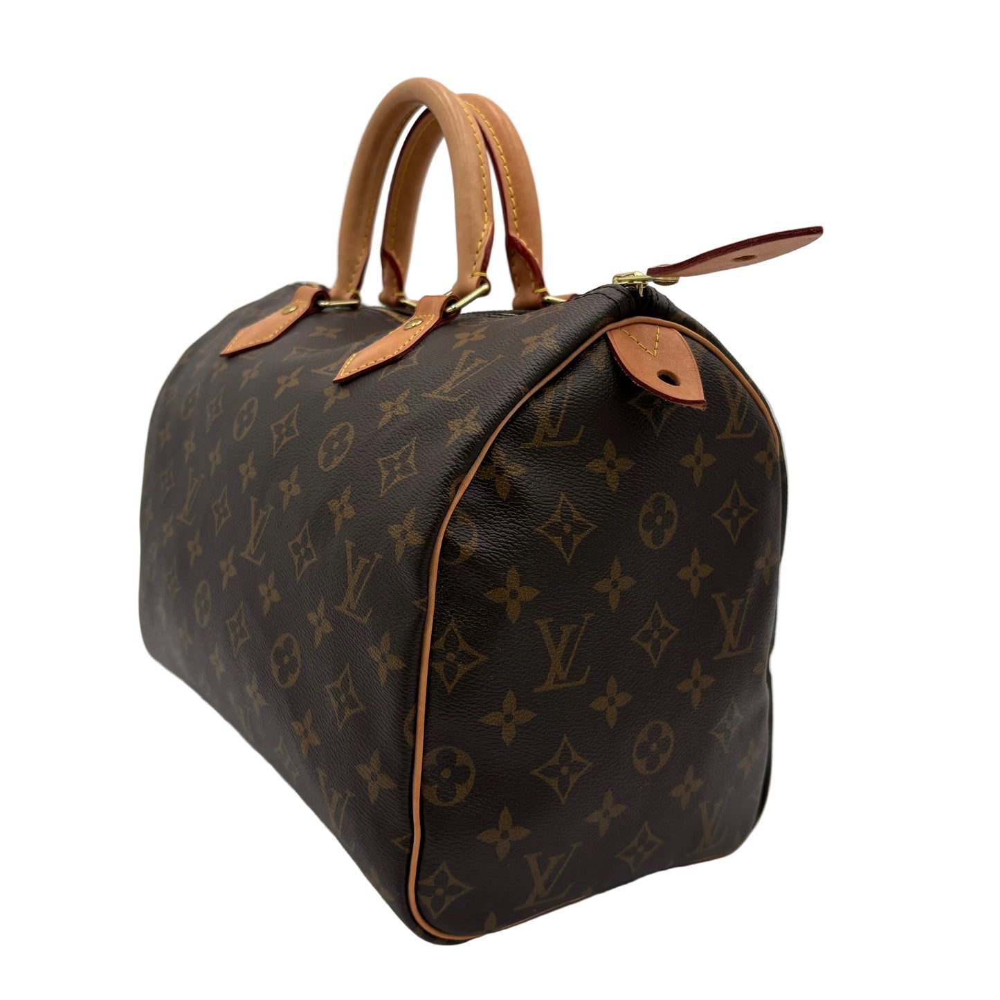 Near Mint Chipped Louis Vuitton Speedy Bag