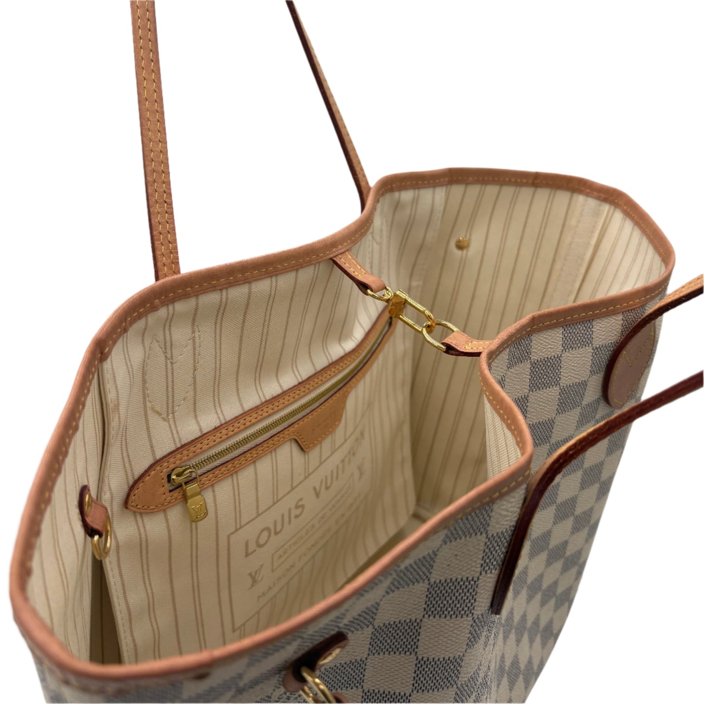 2020 Louis Vuitton Damier Azur Neverfull MM