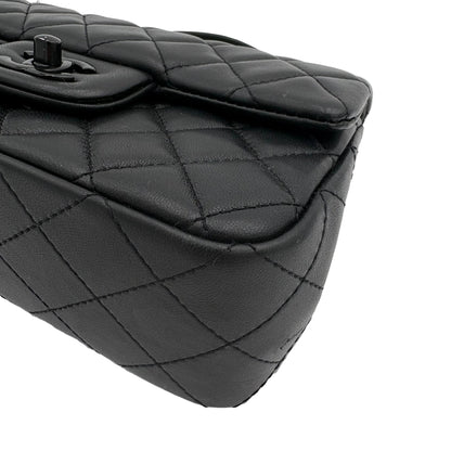 Chipped Chanel Top Handle Mini Flap Bag