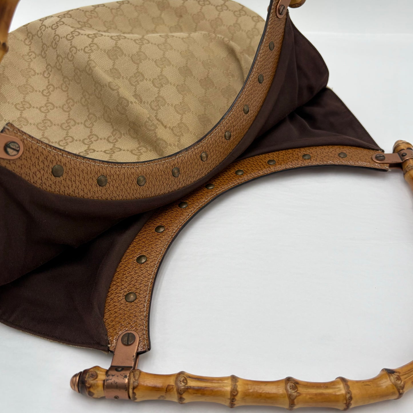 2004/05 Gucci Studded Bamboo Top Handle Hobo