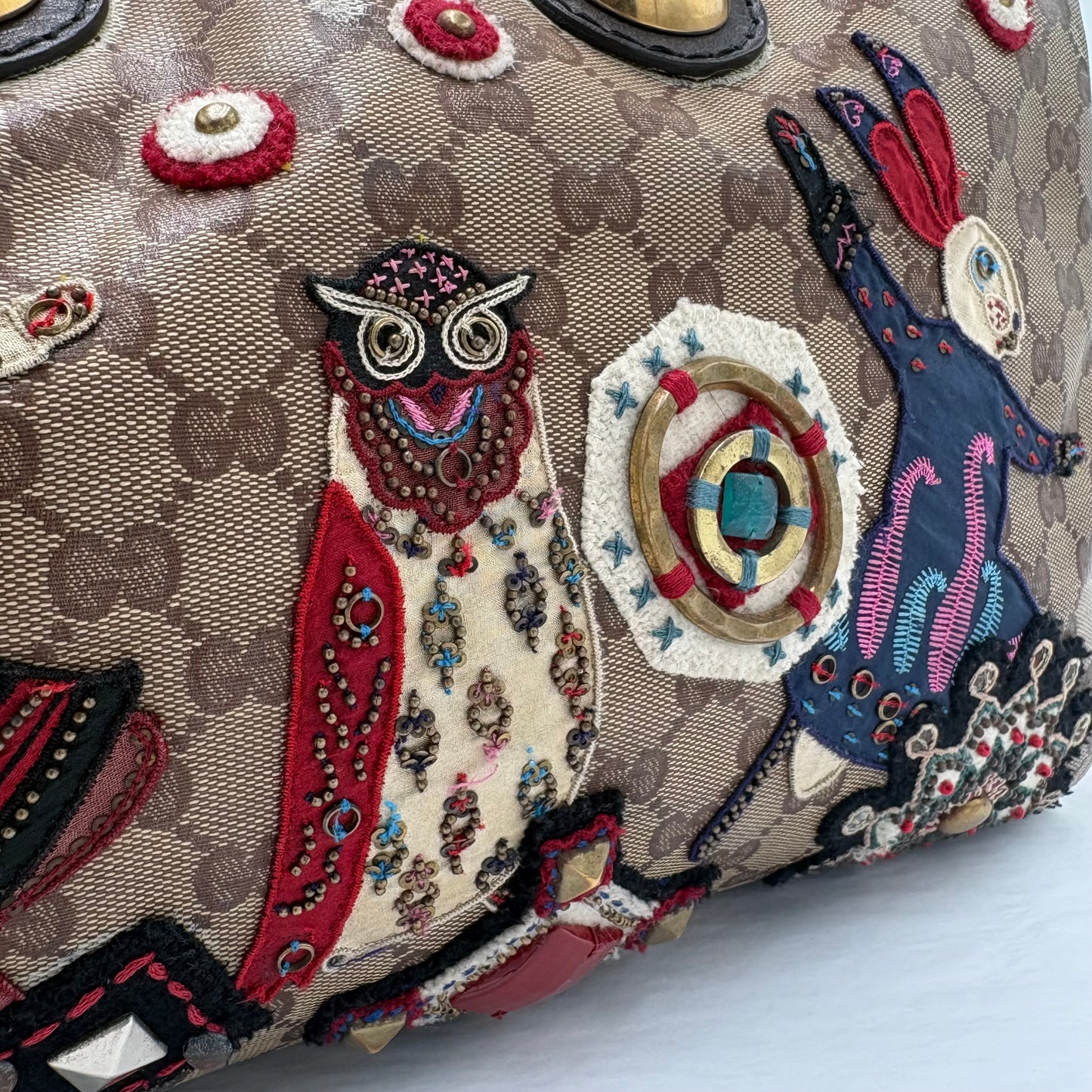 Gucci Babouska Fable Boston Bag