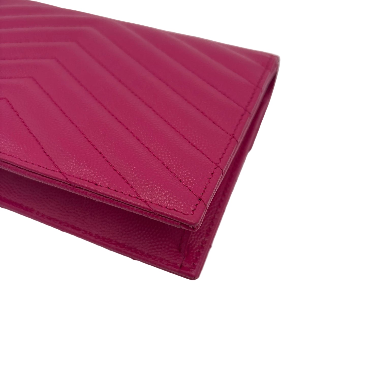 Saint Laurent YSL Cassandre Envelope Chain Wallet