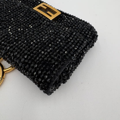 Fendi Nano Beaded Baguette Charm/Mini Bag