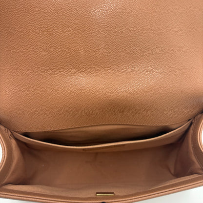 Chanel Pearl Caviar Medium Boy Bag