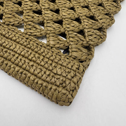 Prada Woven Straw Tote