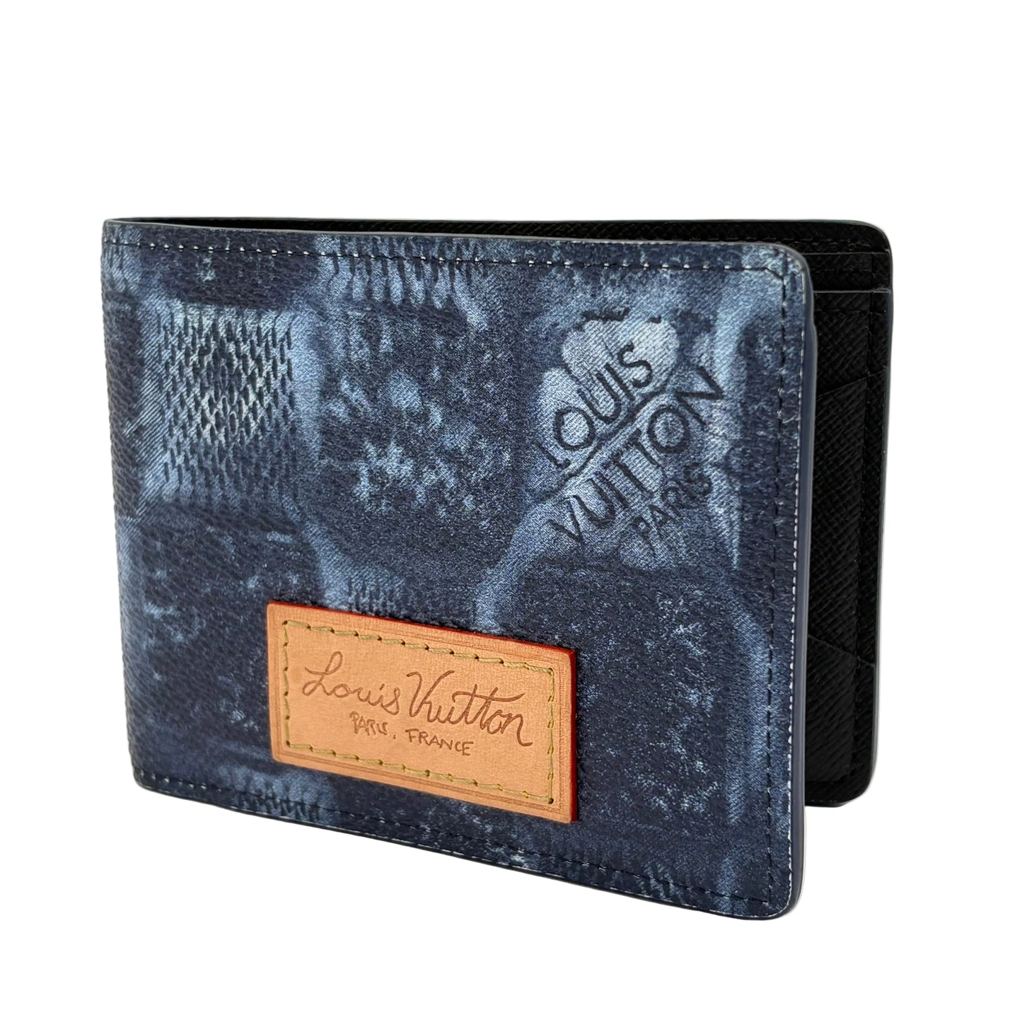 MIB Louis Vuitton Multiple Wallet Damier Salt Marine