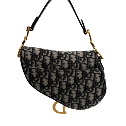 Christian Dior Mini Saddle Bag With Strap & Guitar Strap