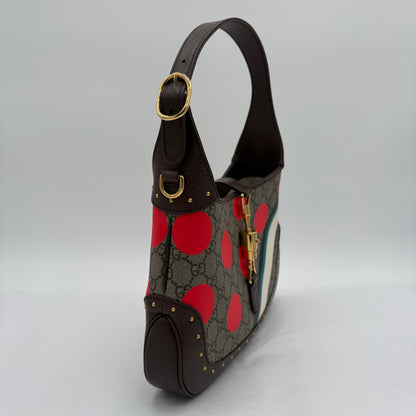 Gucci Jackie 1961 Studded Gg Polka Dot Hobo Bag