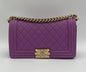 Chanel Caviar Boy Bag-Lavender : Old Medium