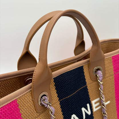 2019 Chanel Medium Raffia Deauville