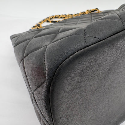 1996-1997 Chanel Lambskin Kisslock Tote