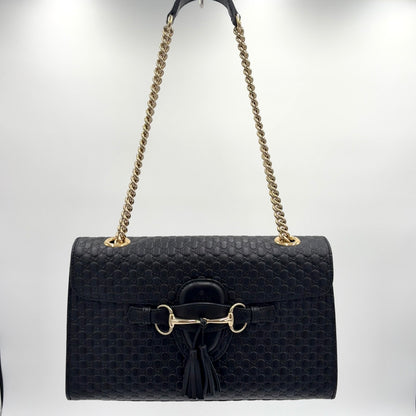 Gucci Guccissima Emily Leather Shoulder Bag