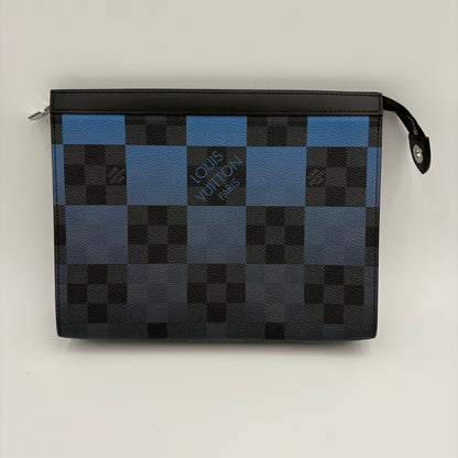Chipped Louis Vuitton 3D Pochette Voyage Clutch Bag