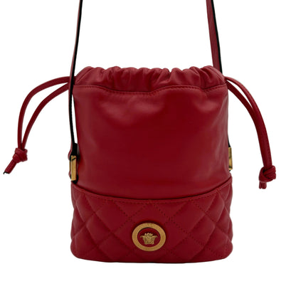 Versace Quilted Leather Crossbody Bag