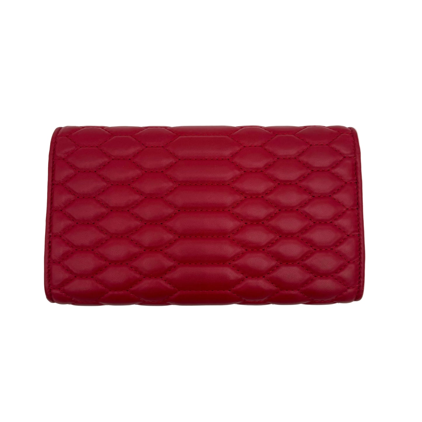 NWT Roberto Cavalli Quilted Continental Wallet