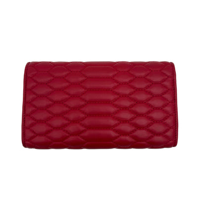 NWT Roberto Cavalli Quilted Continental Wallet