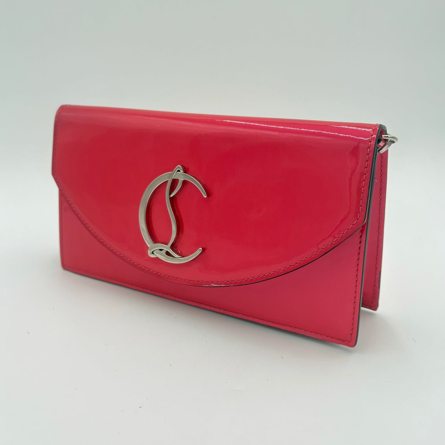 Christian Louboutin Loubi54 Clutch Pink